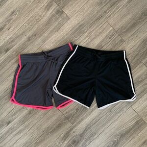 2 gym shorts both are athletic works size medium 8-10